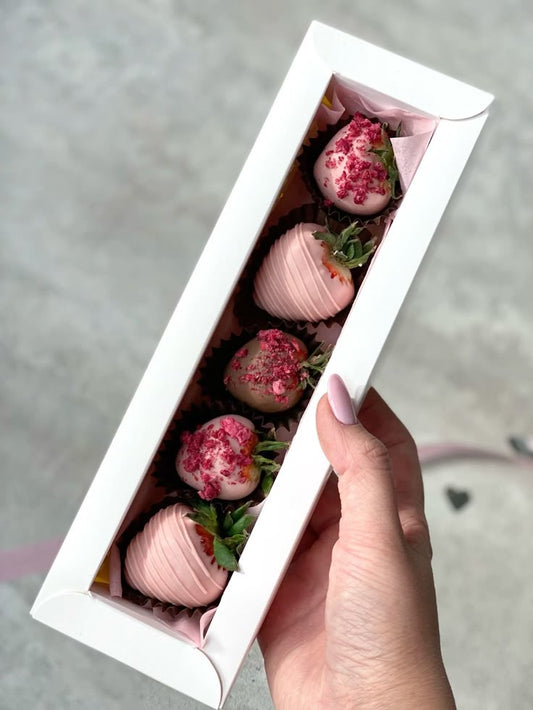 5 Fresas cubiertas de chocolate